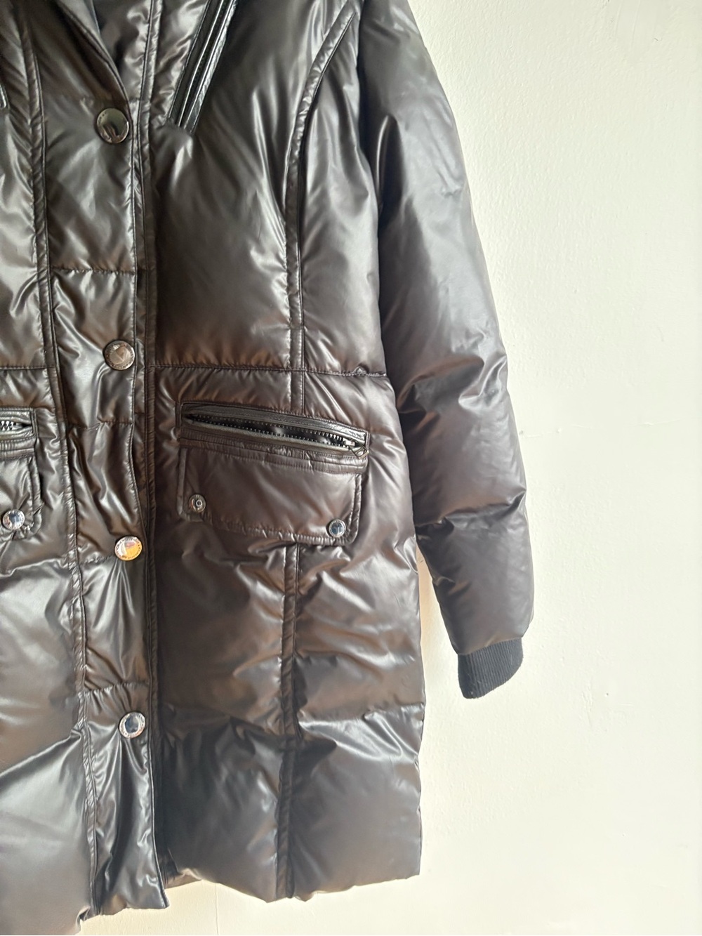 Rudsak Atelier Noir Sz XL Puffer Down Filled Black Winter Coat - Picture 5 of 16